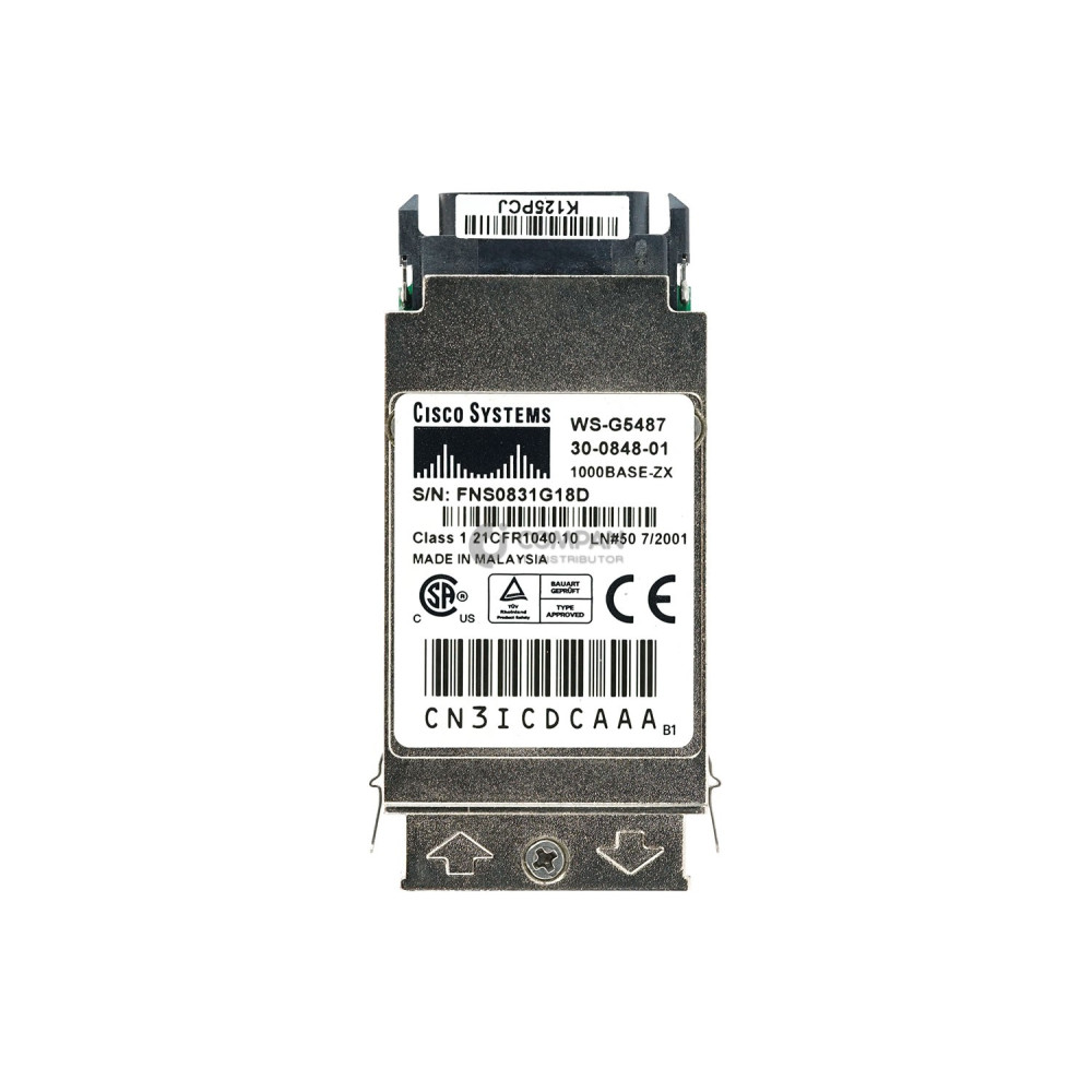 WS-G5487 CISCO 1000BASE-ZX TRANSCEIVER MODULE 30-0848-01